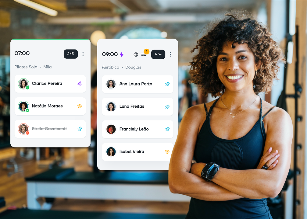 Tela inicial do Key4fit Studio com selo "Plano Gratuito · Para sempre" e dashboard ativo